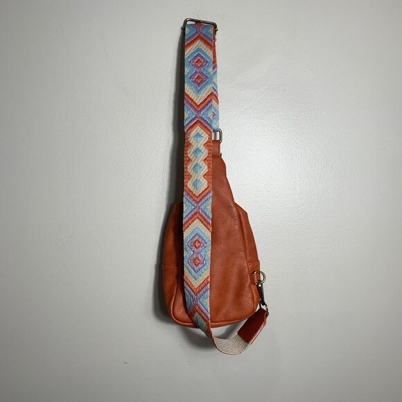 Anthropologie Urban Originals Liberty Rust Crossbody Sling Satchel Bag - Picture 5 of 15